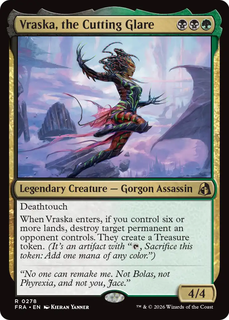 Vraska, the Cutting Glare [Reality Fracture] - The Mythic Store | 24h Order Processing