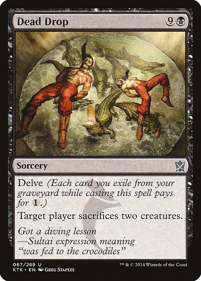 Dead Drop [Khans of Tarkir] - The Mythic Store | 24h Order Processing
