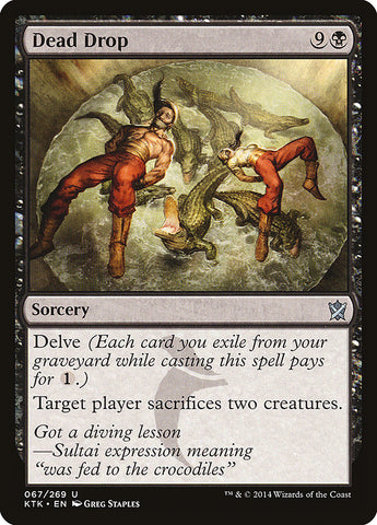 Dead Drop [Khans of Tarkir] - The Mythic Store | 24h Order Processing