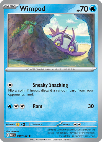Wimpod (048/182) [Scarlet & Violet: Paradox Rift] - The Mythic Store | 24h Order Processing