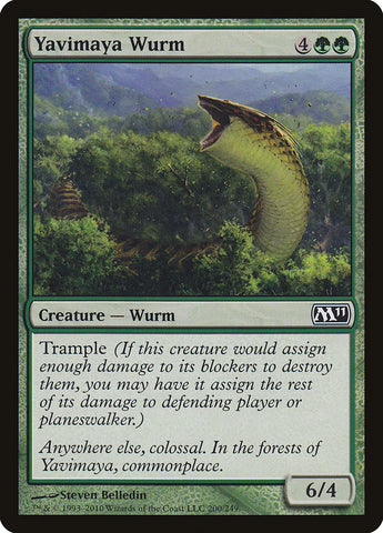 Yavimaya Wurm [Magic 2011] - The Mythic Store | 24h Order Processing