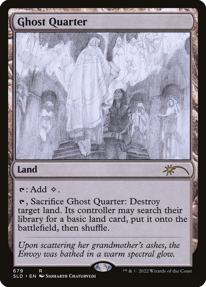 Ghost Quarter (Sketch) [Secret Lair Drop Promos] - The Mythic Store | 24h Order Processing