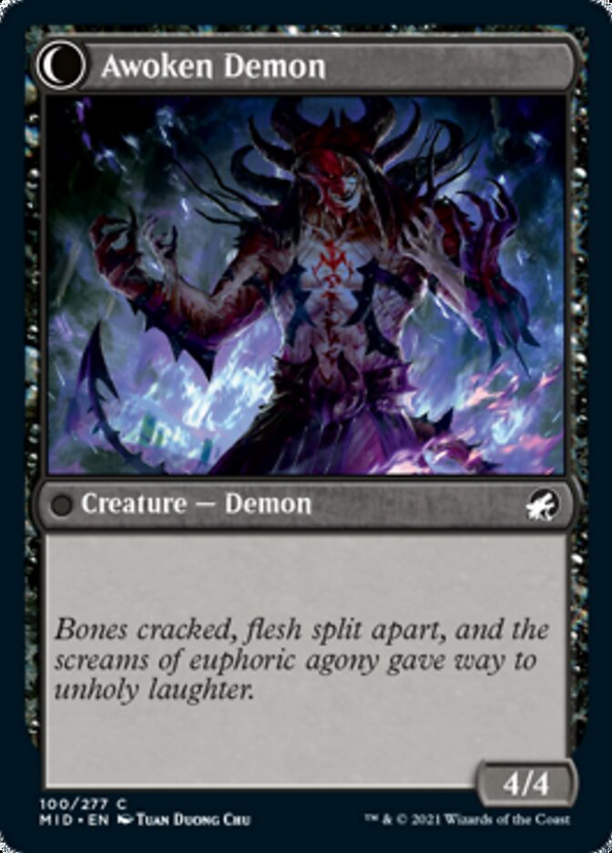Ecstatic Awakener // Awoken Demon [Innistrad: Midnight Hunt] - The Mythic Store | 24h Order Processing