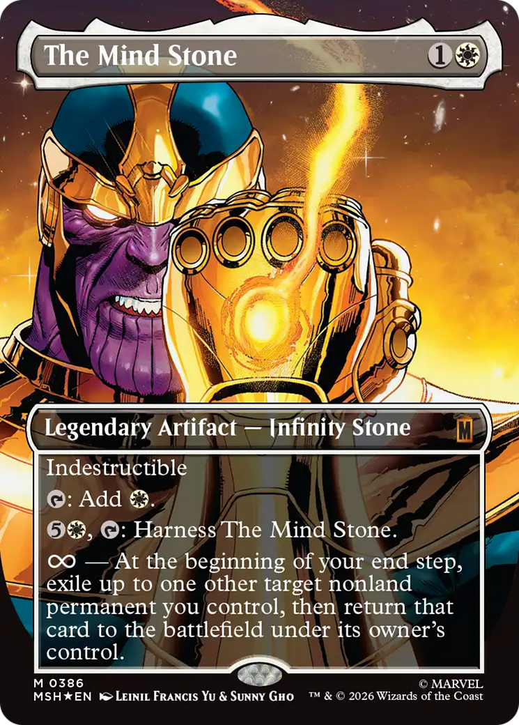 The Mind Stone (Borderless) [Marvel Super Heroes] - The Mythic Store | 24h Order Processing