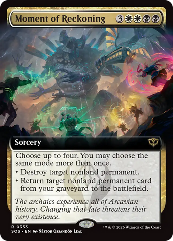 Moment of Reckoning (Extended Art) [Secrets of Strixhaven] - The Mythic Store | 24h Order Processing