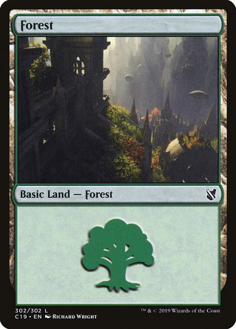 Forest (302) [Commander 2019] - The Mythic Store | 24h Order Processing