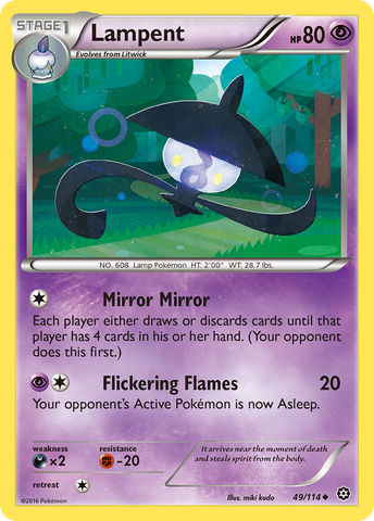 Lampent (49/114) [XY: Steam Siege] - The Mythic Store | 24h Order Processing