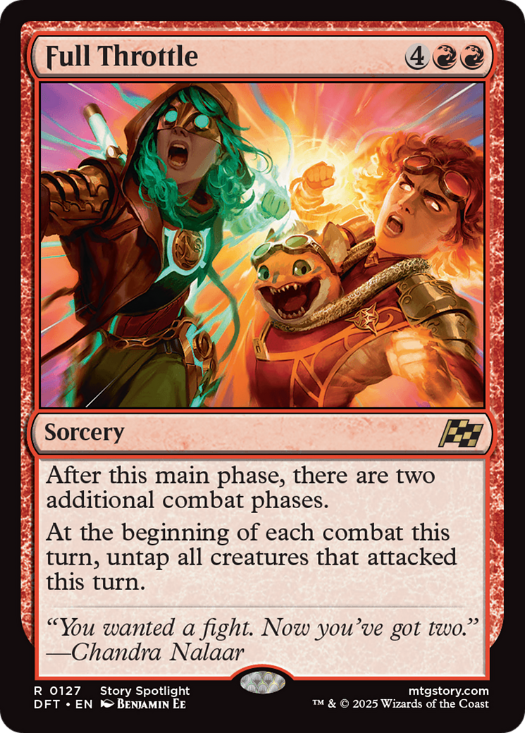 Full Throttle [Aetherdrift] - The Mythic Store | 24h Order Processing