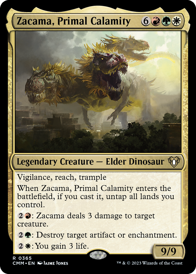 Zacama, Primal Calamity [Commander Masters] - The Mythic Store | 24h Order Processing