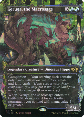 Keruga, the Macrosage (Halo Foil) [Multiverse Legends] - The Mythic Store | 24h Order Processing