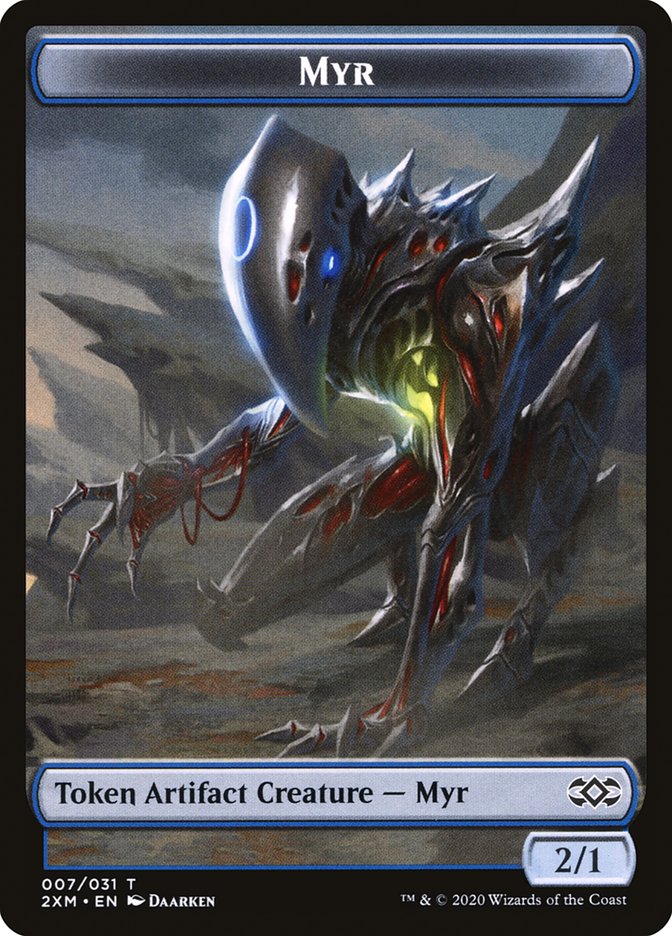 Eldrazi Spawn // Myr (007) Double-Sided Token [Double Masters Tokens] - The Mythic Store | 24h Order Processing