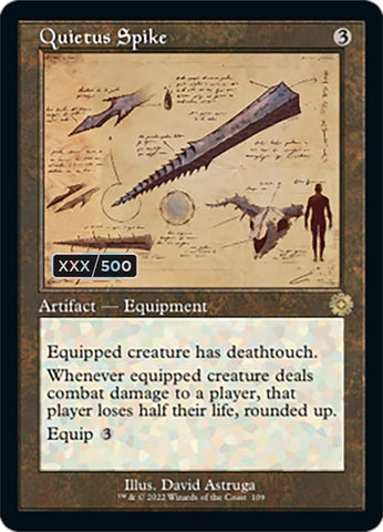 Quietus Spike (Retro Schematic) (Serialized) [The Brothers' War Retro Artifacts] - The Mythic Store | 24h Order Processing