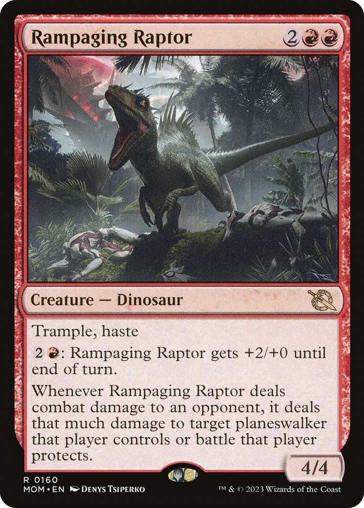 Rampaging Raptor [March of the Machine] - The Mythic Store | 24h Order Processing