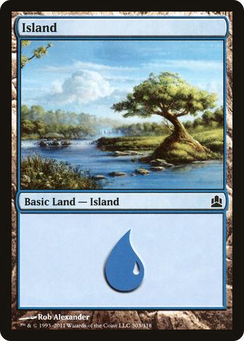 Island (303) [Commander 2011] - The Mythic Store | 24h Order Processing