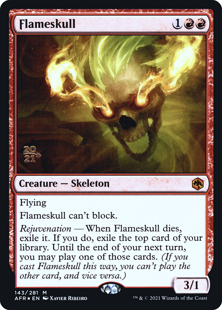 Flameskull [Dungeons & Dragons: Adventures in the Forgotten Realms Prerelease Promos] - The Mythic Store | 24h Order Processing