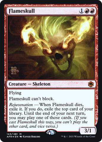 Flameskull [Dungeons & Dragons: Adventures in the Forgotten Realms Prerelease Promos] - The Mythic Store | 24h Order Processing