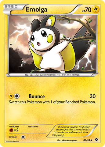 Emolga (49/99) [Black & White: Next Destinies] - The Mythic Store | 24h Order Processing