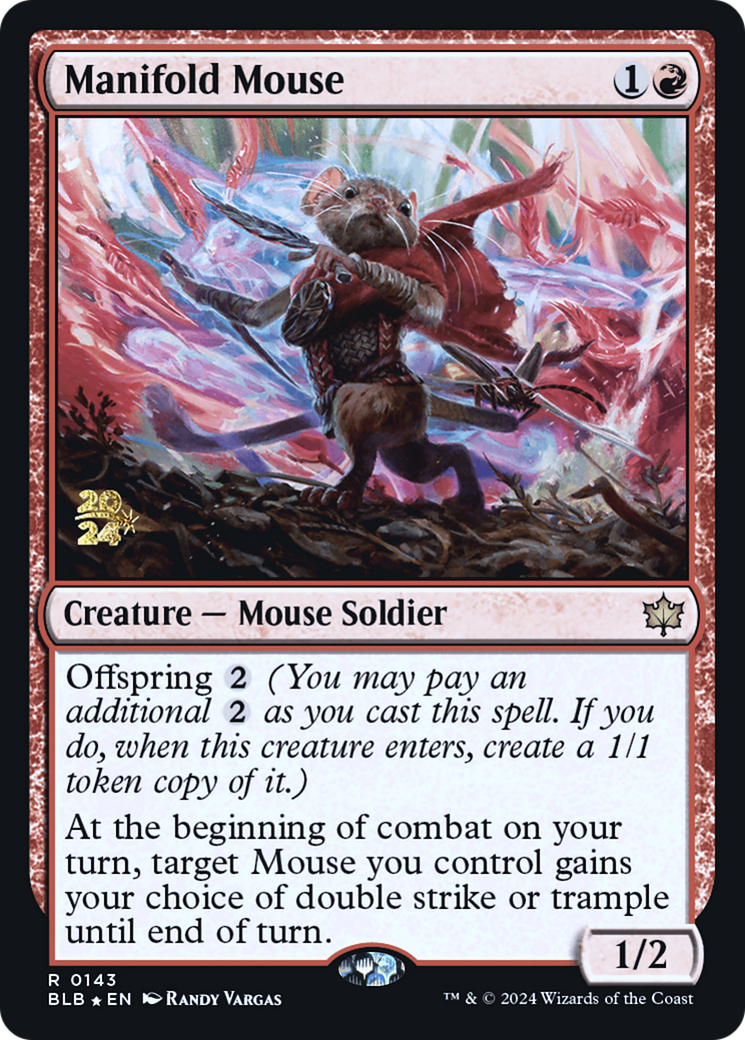 Manifold Mouse [Bloomburrow Prerelease Promos] - The Mythic Store | 24h Order Processing