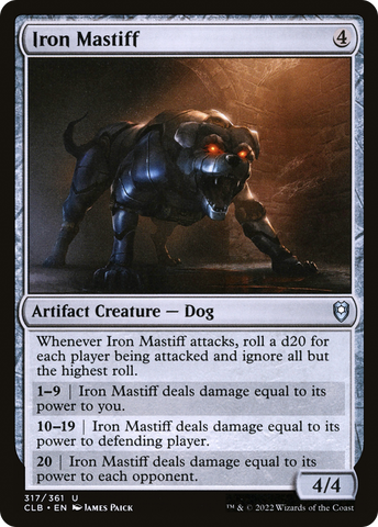 Iron Mastiff [Commander Legends: Battle for Baldur's Gate] - The Mythic Store | 24h Order Processing