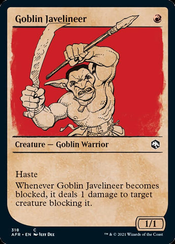 Goblin Javelineer (Showcase) [Dungeons & Dragons: Adventures in the Forgotten Realms] - The Mythic Store | 24h Order Processing