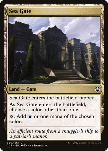 Sea Gate [Commander Legends: Battle for Baldur's Gate] - The Mythic Store | 24h Order Processing