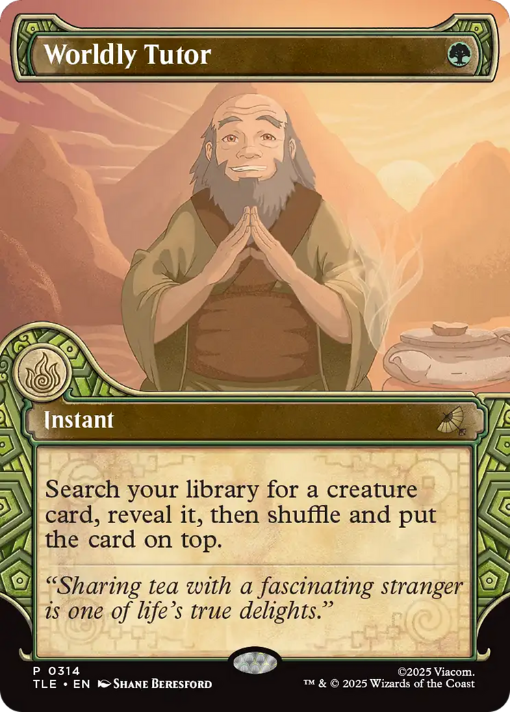 Worldly Tutor (Showcase) [Avatar: The Last Airbender: Eternal-Legal] - The Mythic Store | 24h Order Processing