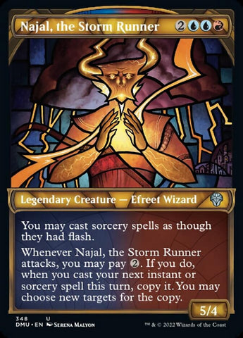 Najal, the Storm Runner (Showcase Textured) [Dominaria United] - The Mythic Store | 24h Order Processing