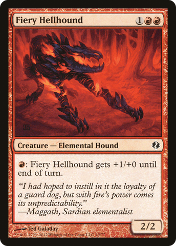 Fiery Hellhound [Duel Decks: Venser vs. Koth] - The Mythic Store | 24h Order Processing