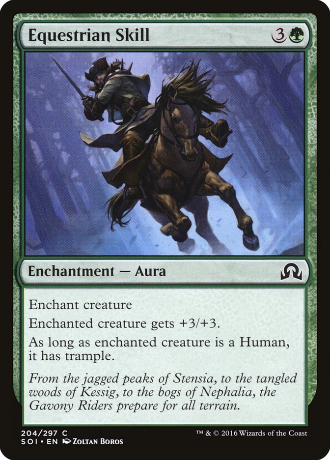 Equestrian Skill [Shadows over Innistrad] - The Mythic Store | 24h Order Processing