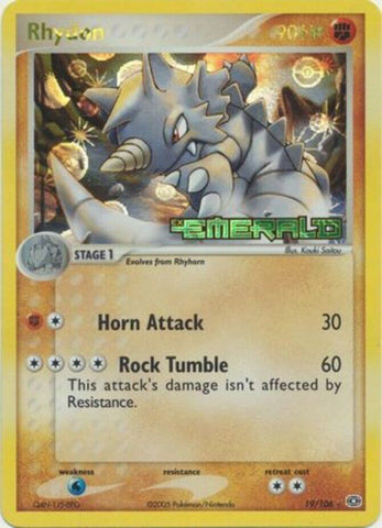 Rhydon (19/106) (Stamped) [EX: Emerald] - The Mythic Store | 24h Order Processing