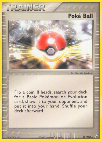 Poke Ball (82/100) [EX: Crystal Guardians] - The Mythic Store | 24h Order Processing