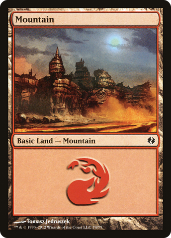 Mountain (74) [Duel Decks: Venser vs. Koth] - The Mythic Store | 24h Order Processing