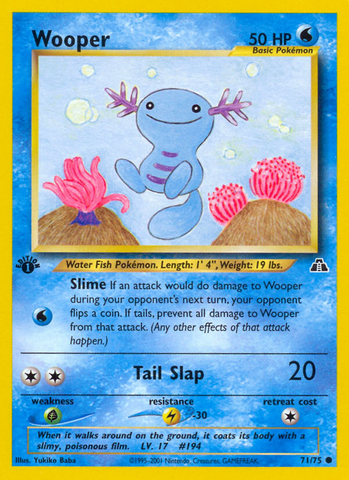 Wooper (71/75) [Neo Discovery 1st Edition] - The Mythic Store | 24h Order Processing
