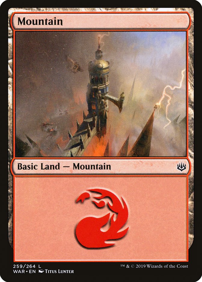 Mountain (259) [War of the Spark] - The Mythic Store | 24h Order Processing