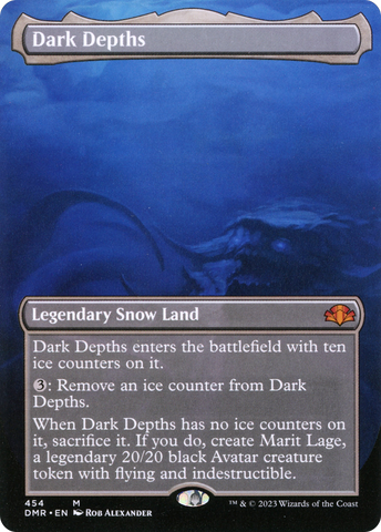 Dark Depths (Borderless Alternate Art) [Dominaria Remastered] - The Mythic Store | 24h Order Processing