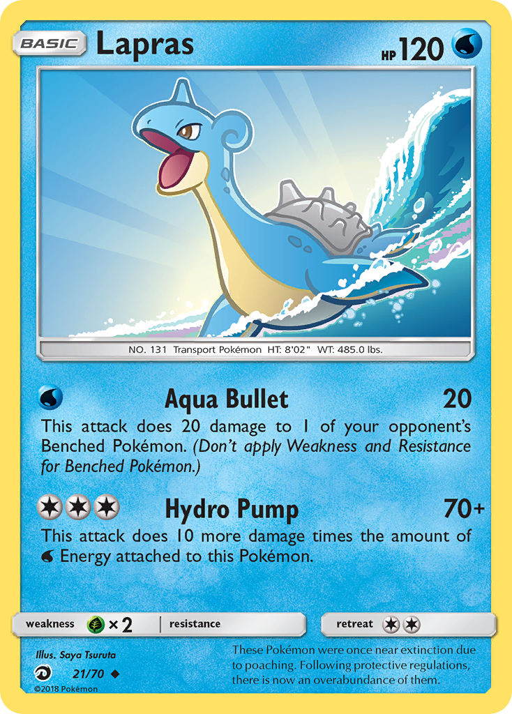 Lapras (21/70) [Sun & Moon: Dragon Majesty] - The Mythic Store | 24h Order Processing