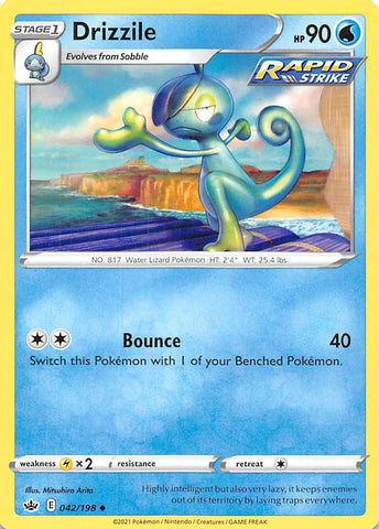 Drizzile (042/198) [Sword & Shield: Chilling Reign] - The Mythic Store | 24h Order Processing