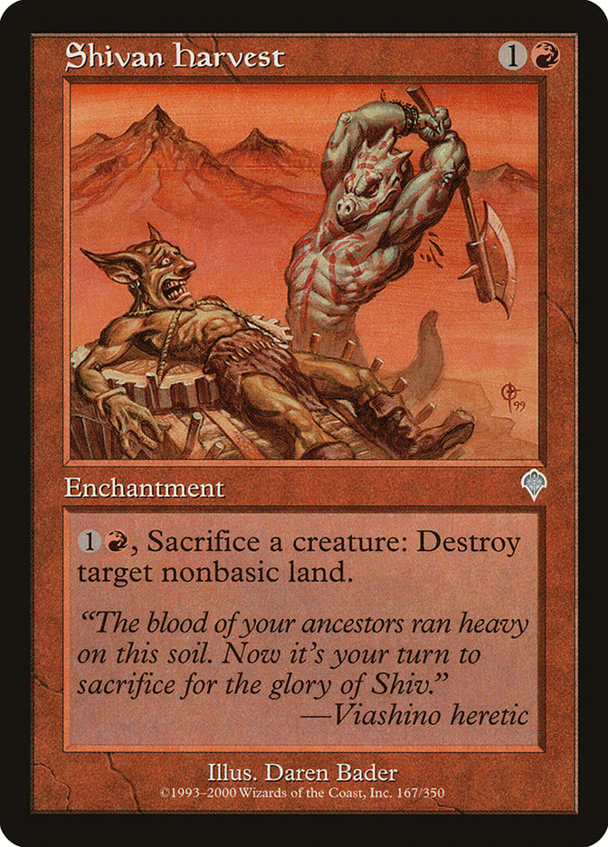Shivan Harvest [Invasion] - The Mythic Store | 24h Order Processing