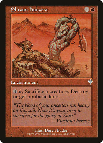 Shivan Harvest [Invasion] - The Mythic Store | 24h Order Processing