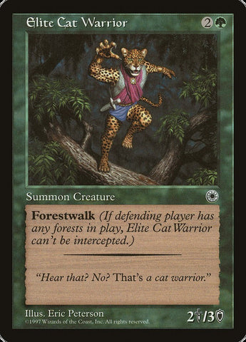 Elite Cat Warrior (With Flavor Text) [Portal] - The Mythic Store | 24h Order Processing