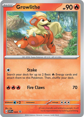Growlithe (024) [Scarlet & Violet: Black Star Promos] - The Mythic Store | 24h Order Processing
