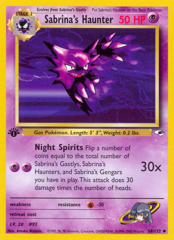 Sabrina's Haunter (58/132) [Gym Heroes 1st Edition] - The Mythic Store | 24h Order Processing