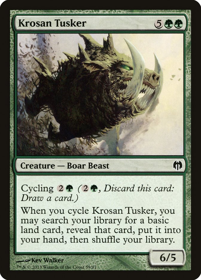 Krosan Tusker [Duel Decks: Heroes vs. Monsters] - The Mythic Store | 24h Order Processing