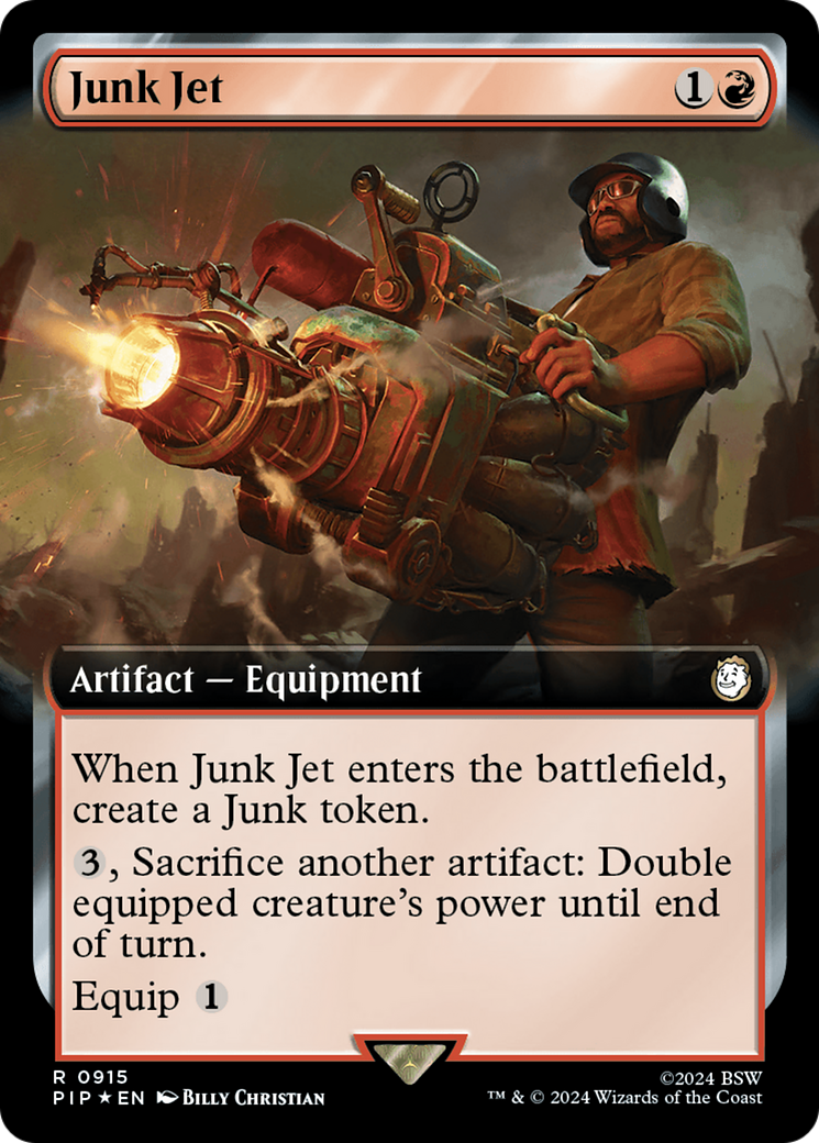 Junk Jet (Extended Art) (Surge Foil) [Fallout] - The Mythic Store | 24h Order Processing