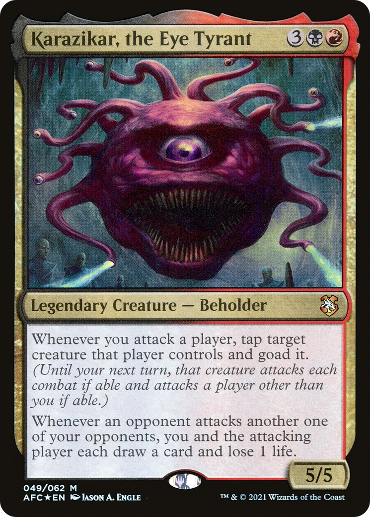 Karazikar, the Eye Tyrant [Dungeons & Dragons: Adventures in the Forgotten Realms Commander] - The Mythic Store | 24h Order Processing