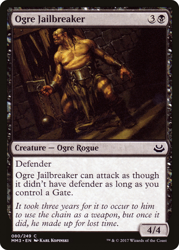 Ogre Jailbreaker [Modern Masters 2017] - The Mythic Store | 24h Order Processing