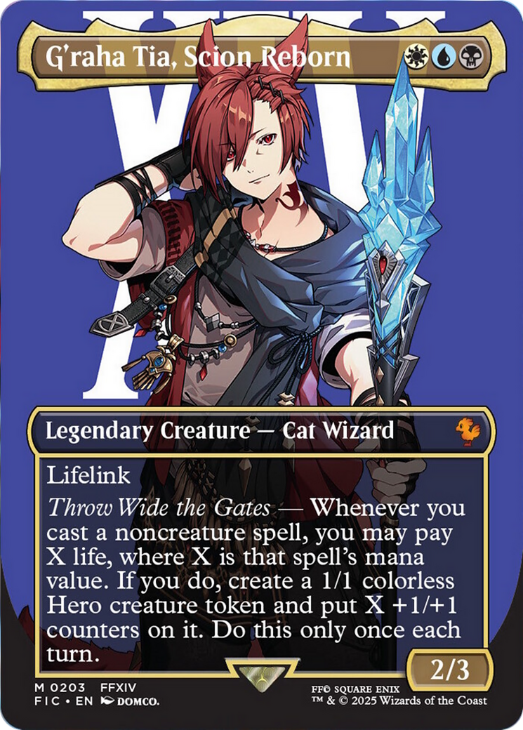 G'raha Tia, Scion Reborn (Borderless) [FINAL FANTASY Commander] - The Mythic Store | 24h Order Processing