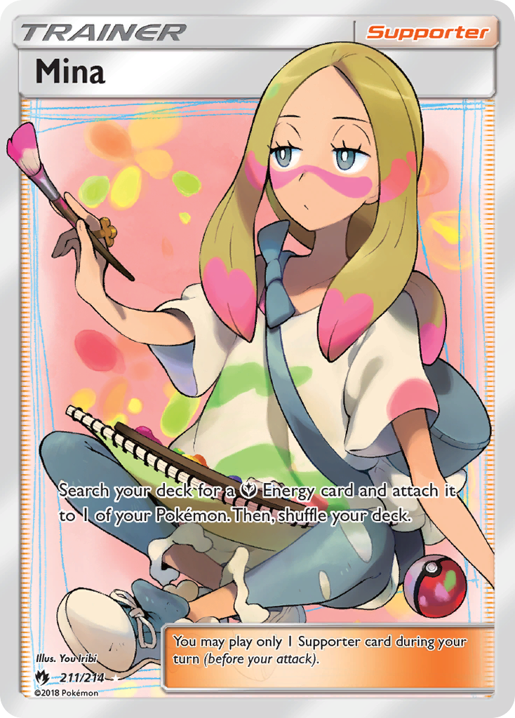 Mina (211/214) [Sun & Moon: Lost Thunder] - The Mythic Store | 24h Order Processing