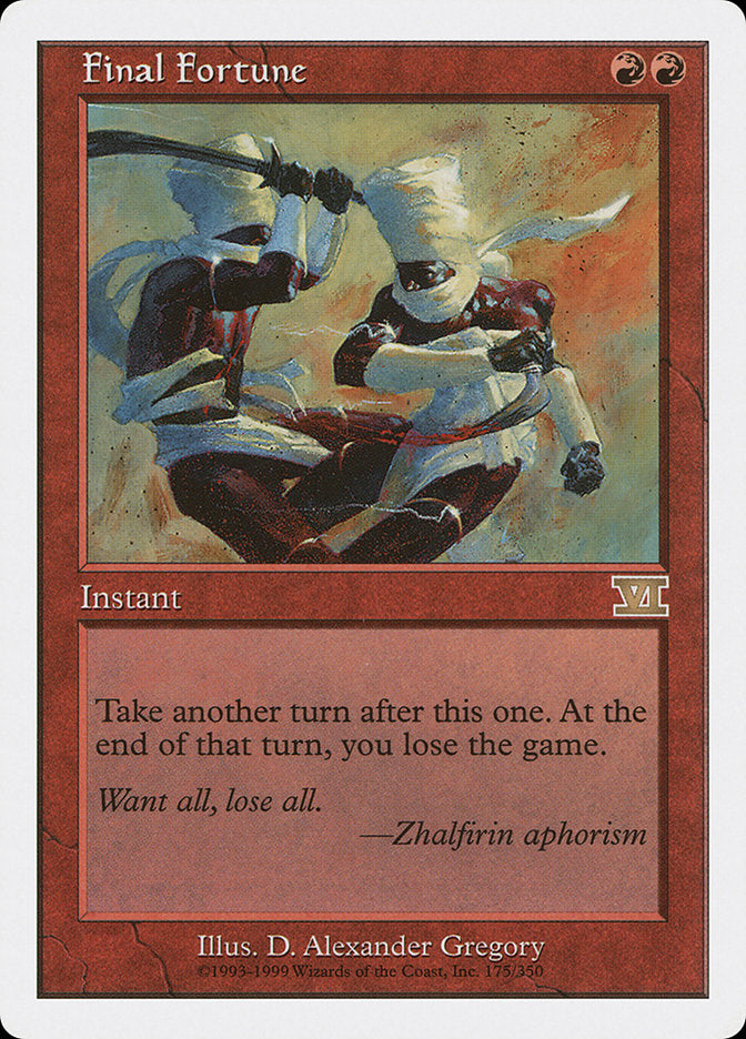 Final Fortune [Classic Sixth Edition] - The Mythic Store | 24h Order Processing