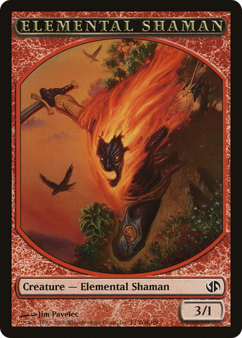 Elemental Shaman Token [Duel Decks: Jace vs. Chandra Tokens] - The Mythic Store | 24h Order Processing